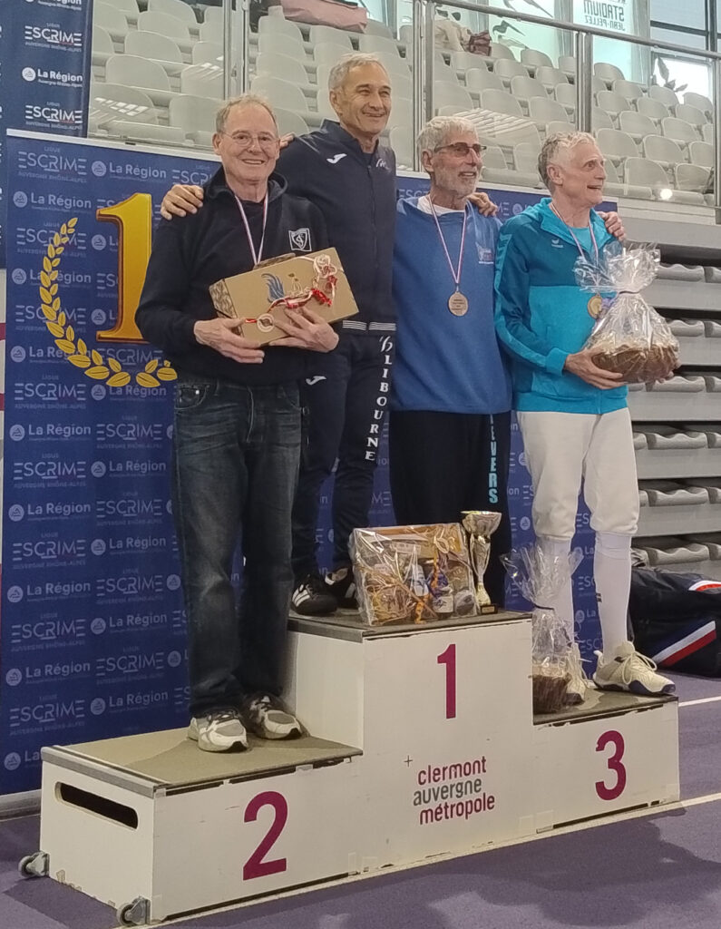 ESCRIME Stade Clermontois Escrime Circuit national vétérans épée à Clermont-Ferrand du 11&12 avril 2026, challenge Yves Dreyfus