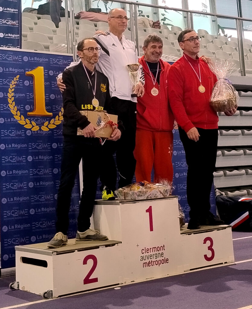 ESCRIME Stade Clermontois Escrime Circuit national vétérans épée à Clermont-Ferrand du 11&12 avril 2026, challenge Yves Dreyfus