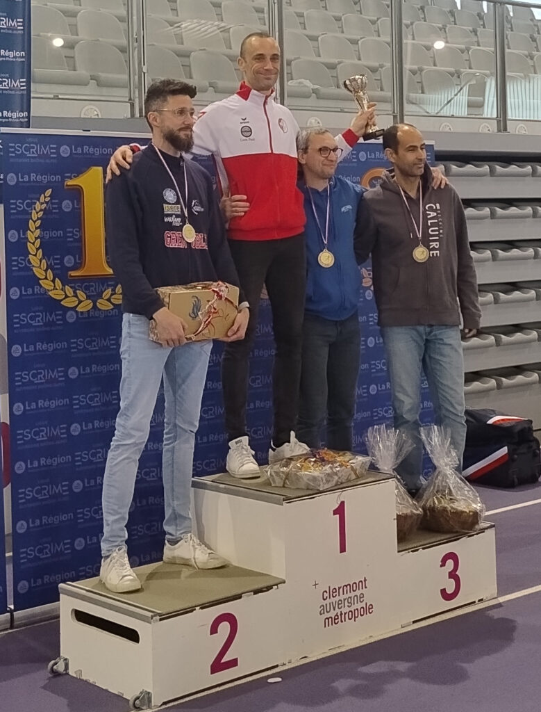 ESCRIME Stade Clermontois Escrime Circuit national vétérans épée à Clermont-Ferrand du 11&12 avril 2026, challenge Yves Dreyfus